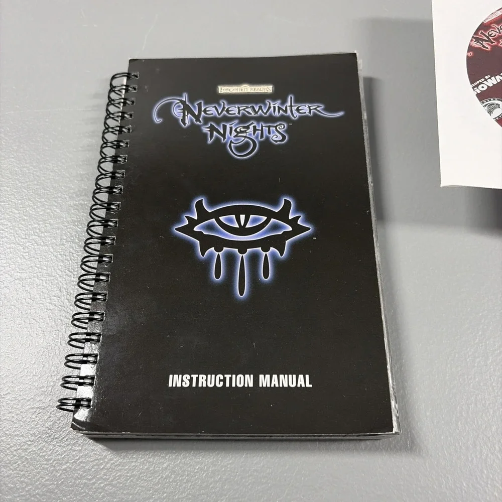 Neverwinter Nights PC Game Box Set Manuals 2 CDs Atari